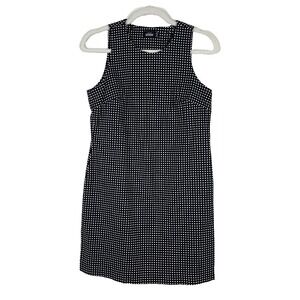 Kate Spade Saturday Womens Shift Dress Size‎ 6 Cotton Stretch Check Preppy Black